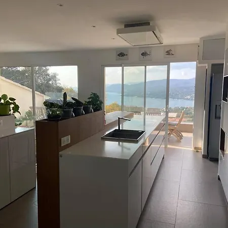 Vila Villa Avec Piscine, Vue Mer Et Montagne A Propriano
